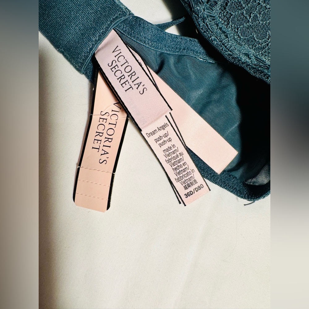 Victoria"s Secret 36D Dream Angels - Lace push-up bra - Midnight Jade - Picture 7 of 7
